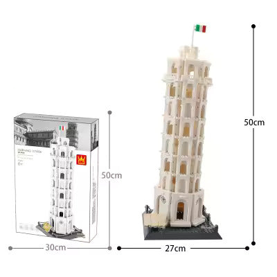 Leaning Tower Of Piza Building Block