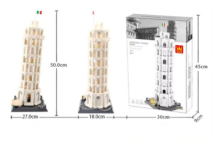 Leaning Tower Of Piza Building Block