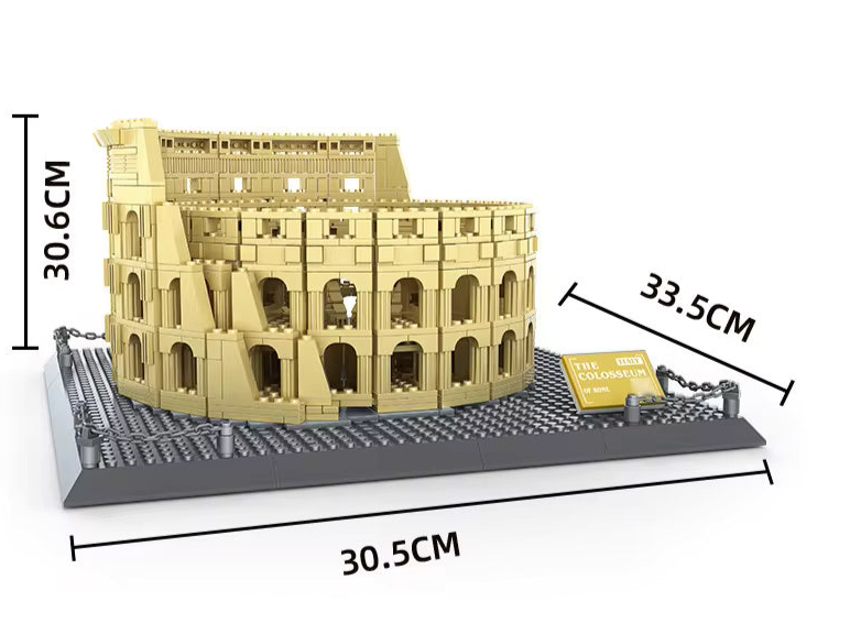 Colosseum of Rome Building Block