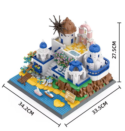 Greek Santorini Building Block