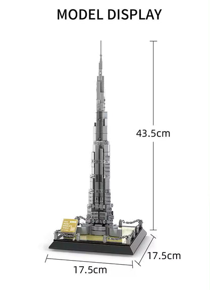 Dubai Burj Khalifa Building Block