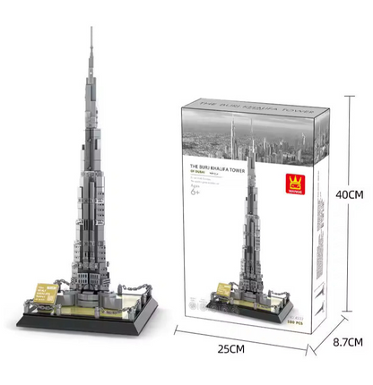 Dubai Burj Khalifa Building Block