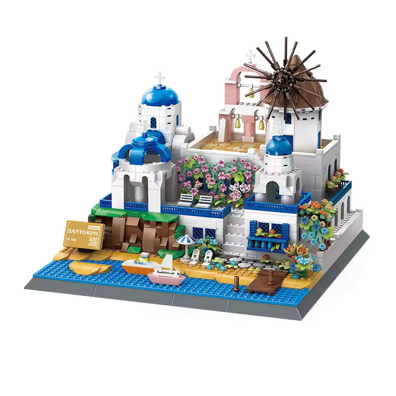 Greek Santorini Building Block