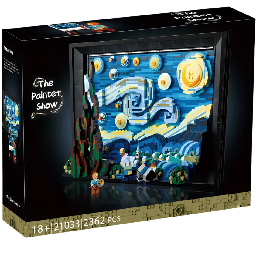 Vincent van Gogh - The Starry Night Building Block